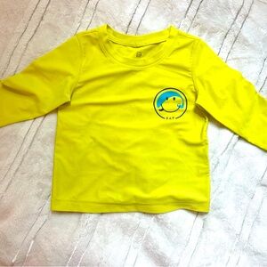 GAP Yellow Long Sleeve Tee Sweatshirt